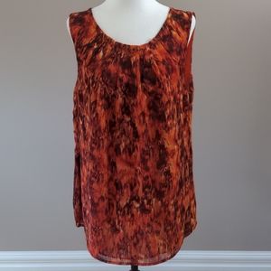 Fiery Flowy Tank Top